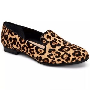 ALFANI Step N Flex Woman’s Oceanaa Flats Calf Hair Leopard Print size 6.5M